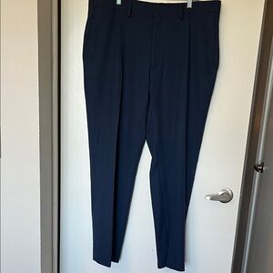 Men's Classic Tailored Dress Pants - Navy